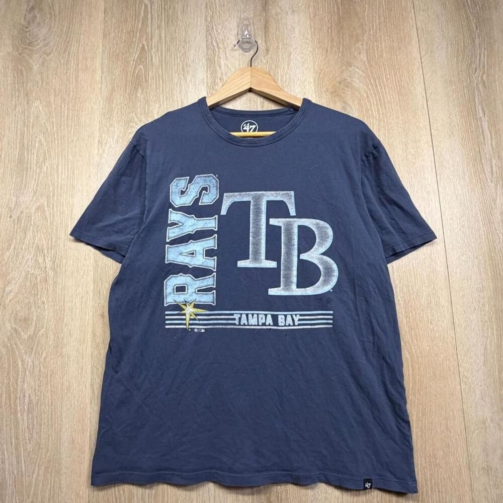 Mlb Men's Navy and Blue T-shirt